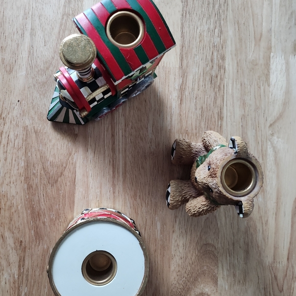 Mackenzie-Childs Toyland Candle Holders - Set of 3 - Picture 7 of 11